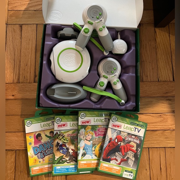 Leap TV Game System, Games, Extra Controller. - Picture 1 of 3